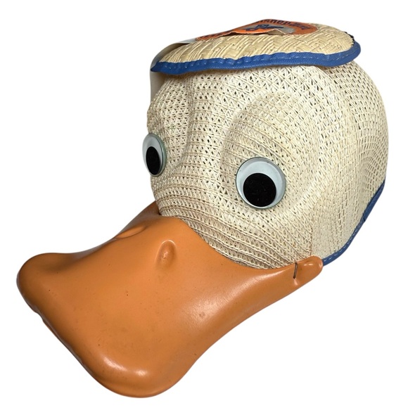Vintage 1970’s Walt Disney World Donald Duck Hat w/ squeaky beak - Picture 5 of 9